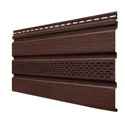 Софит Технониколь Фактур частично перфорированный, Орех, 3 м 3002