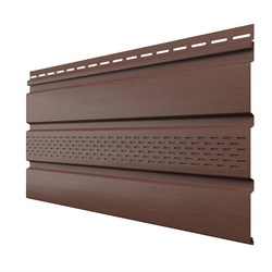 Софит Технониколь Оптима частично перфорированный, Каштан, 3 м 3005